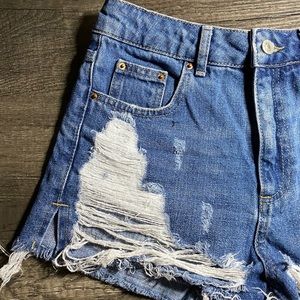 Topshop Moto Mom Shorts